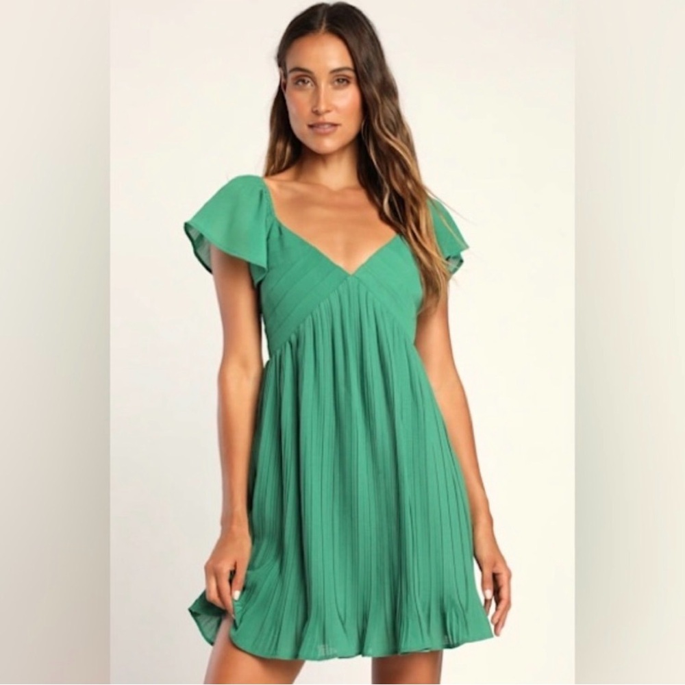 Lulu’s Green Mini dress Medium